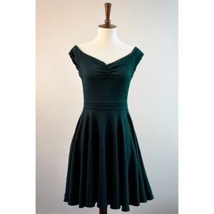 Bebe Forest Green Dress